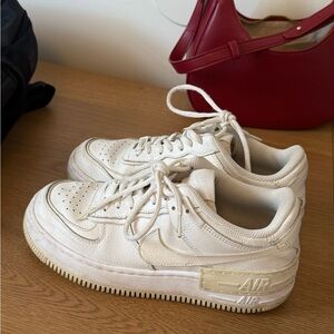 Nike White air forces 8.5 women